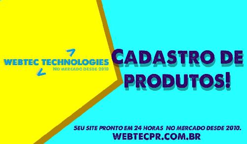 Sistema para produtos  - Webtec Technologies - Sites Prontos para guia comercial e classificados