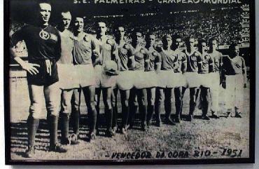 1.951-Palmeiras primeiro campeão mundial